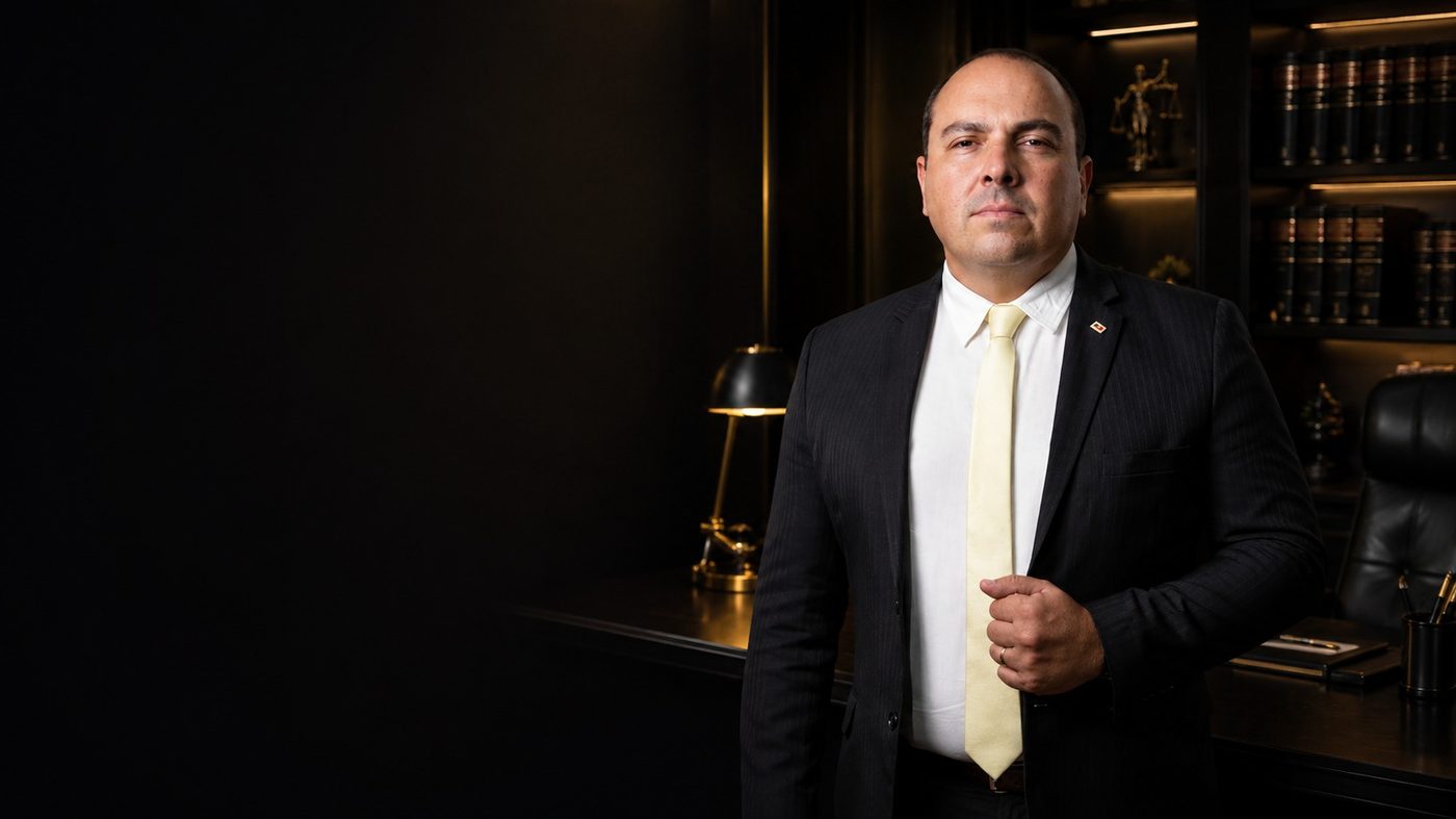 Fernando Guedes, advogado (OAB/MG 190.982), em seu escritório em Juiz de Fora - MG